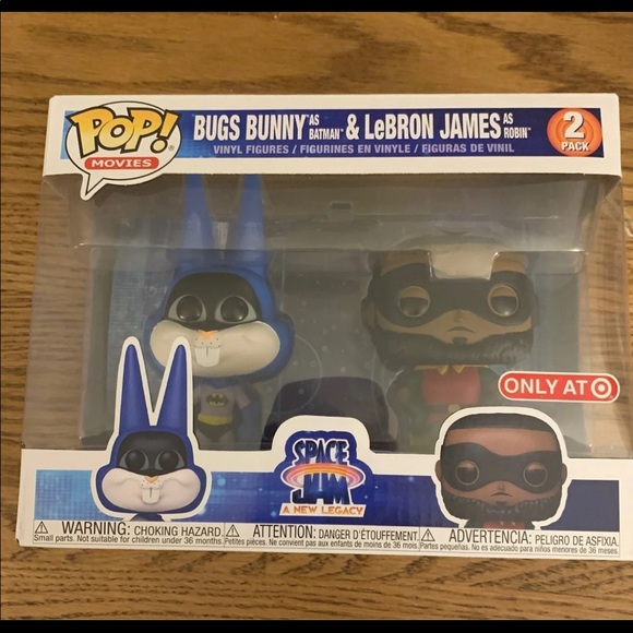 Funko Other - Lebron James Space Jam Funko Pop With Free Pop Protector: New